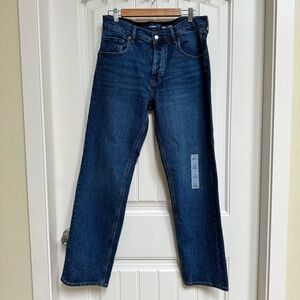 NWOT Old Navy The Slouchy Straight Leg Button Fly Jeans. Size 4
